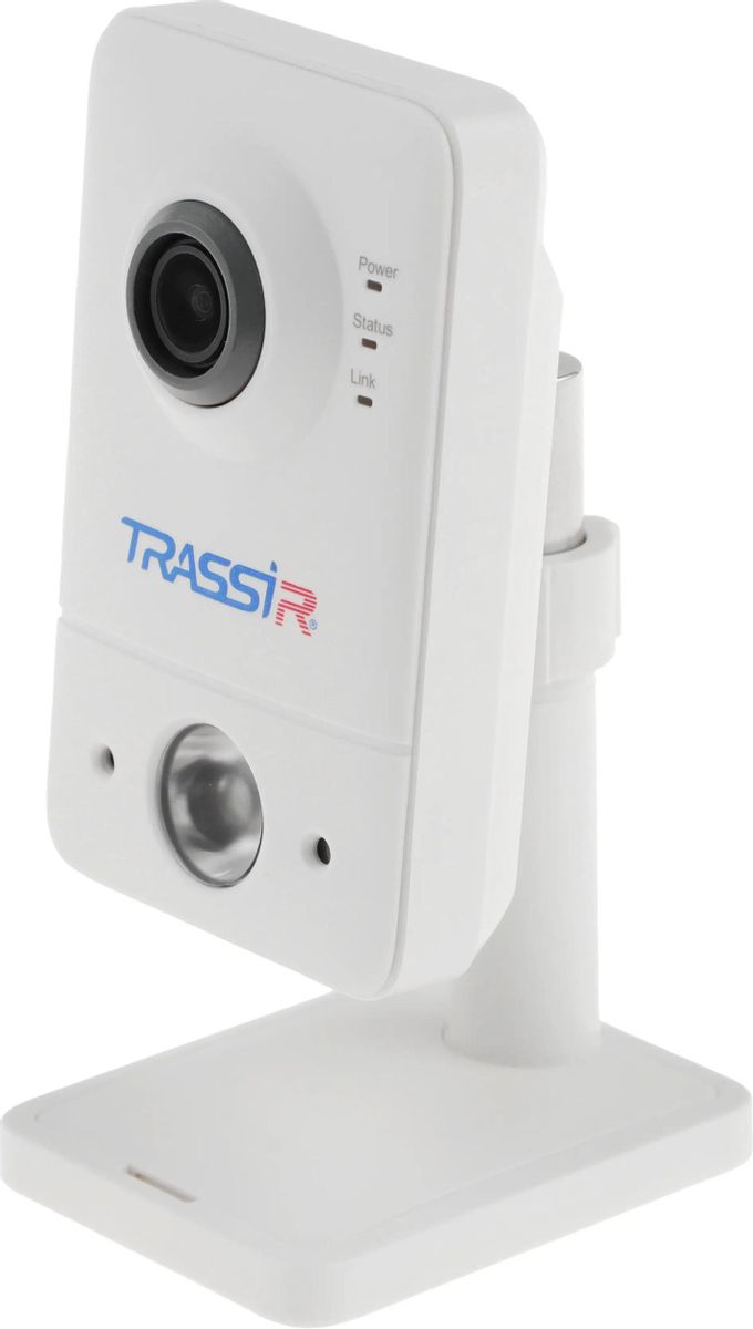 Камера видеонаблюдения IP Trassir TR-D7121IR1W,  1080p,  2.8 мм,  белый [tr-d7121ir1w (2.8 mm)]